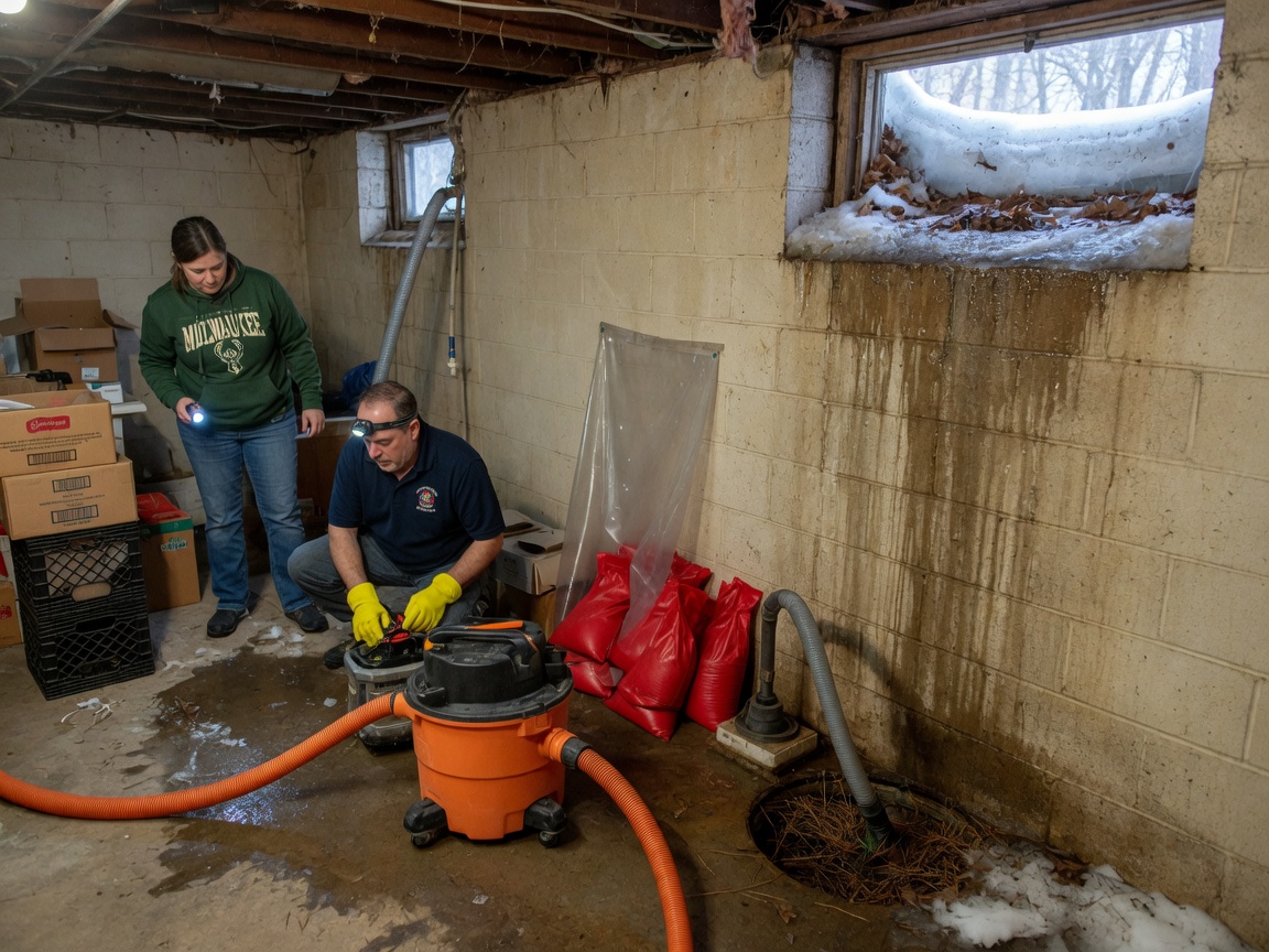 Milwaukee's Spring Thaw: Preventing Basement Flooding