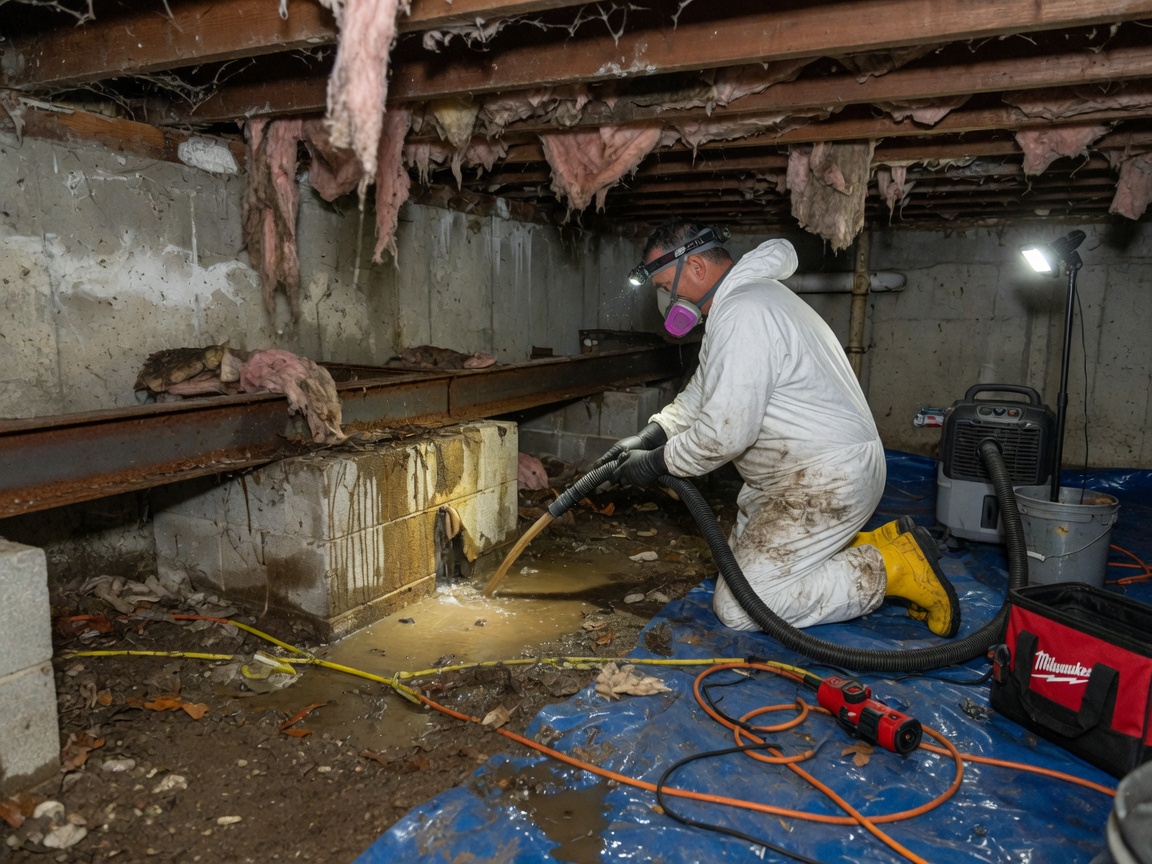 Crawl Space Water Damage Restoration Near Me in Wisconsin