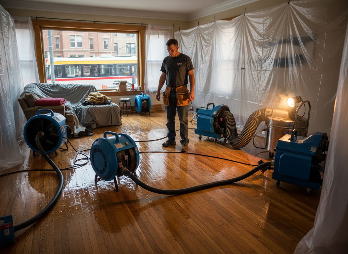Hardwood Floor Drying Near Me in Wisconsin