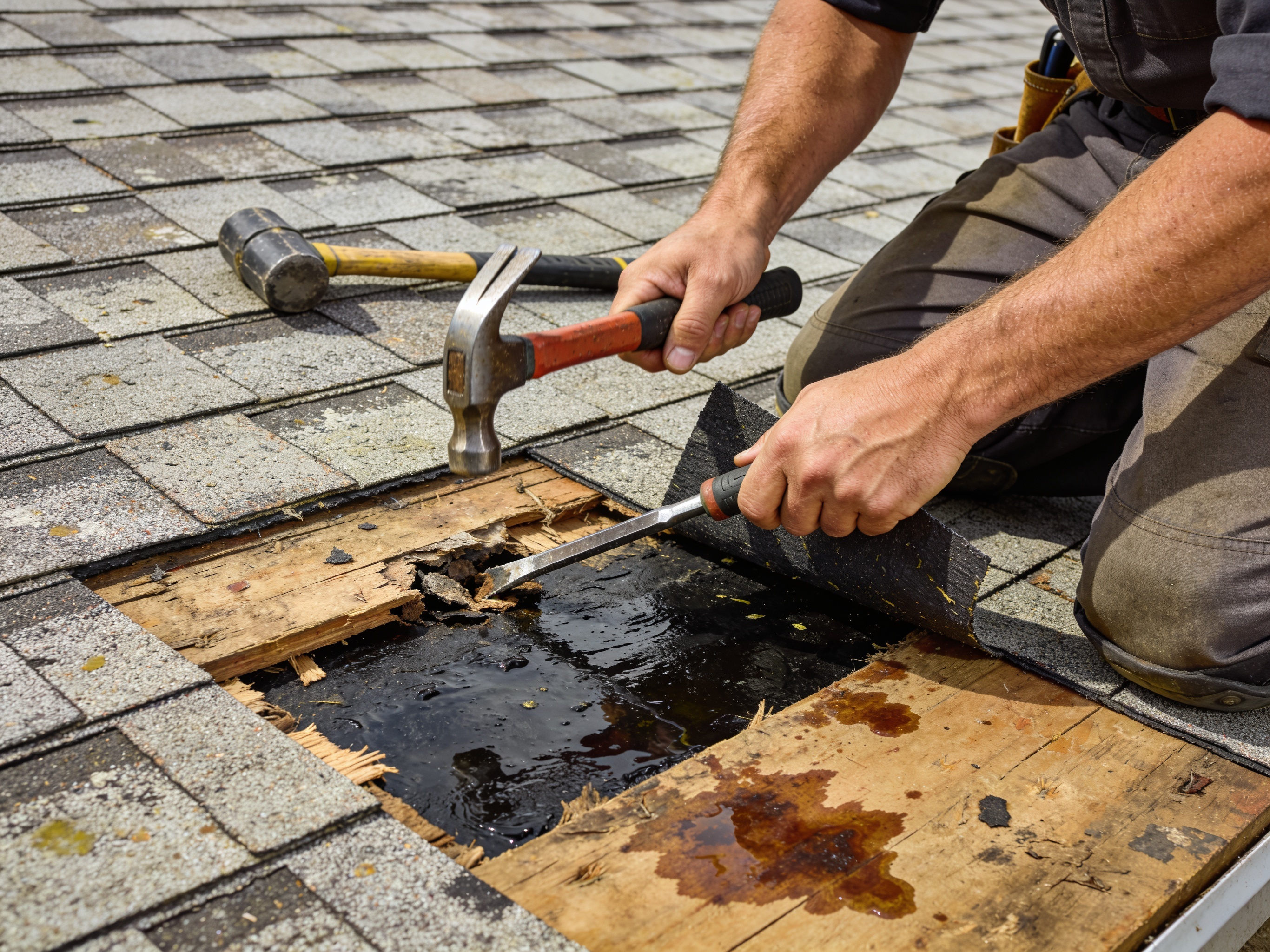 Roof Leak Water Damage Repair in Wisconsin Rapids, WI